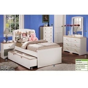 Trundle Bed With Bookcase Headboard - Foter