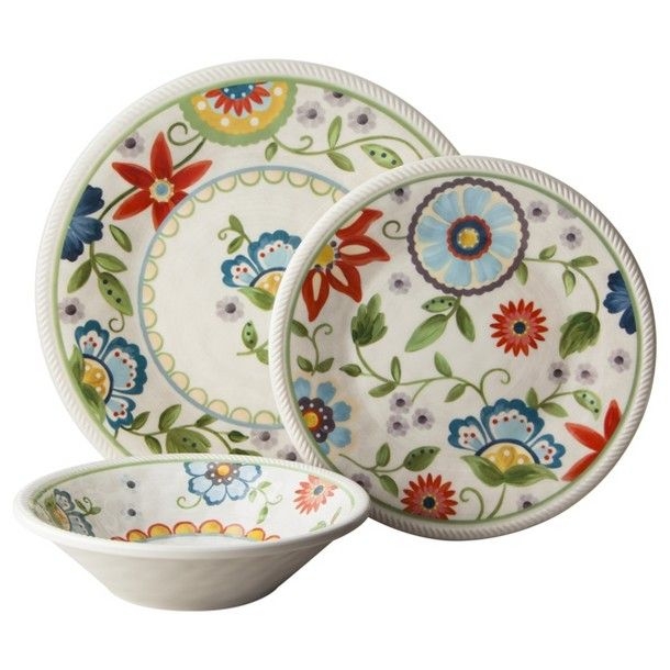 Floral dinnerware sets