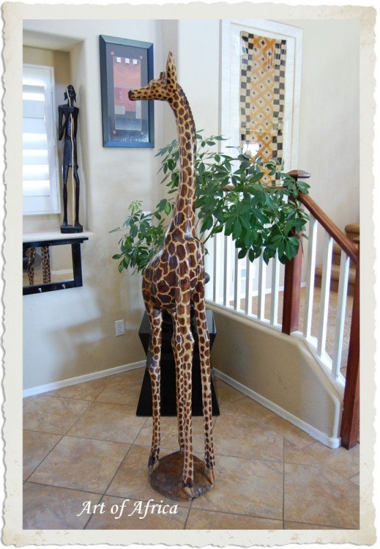 large standing giraffe