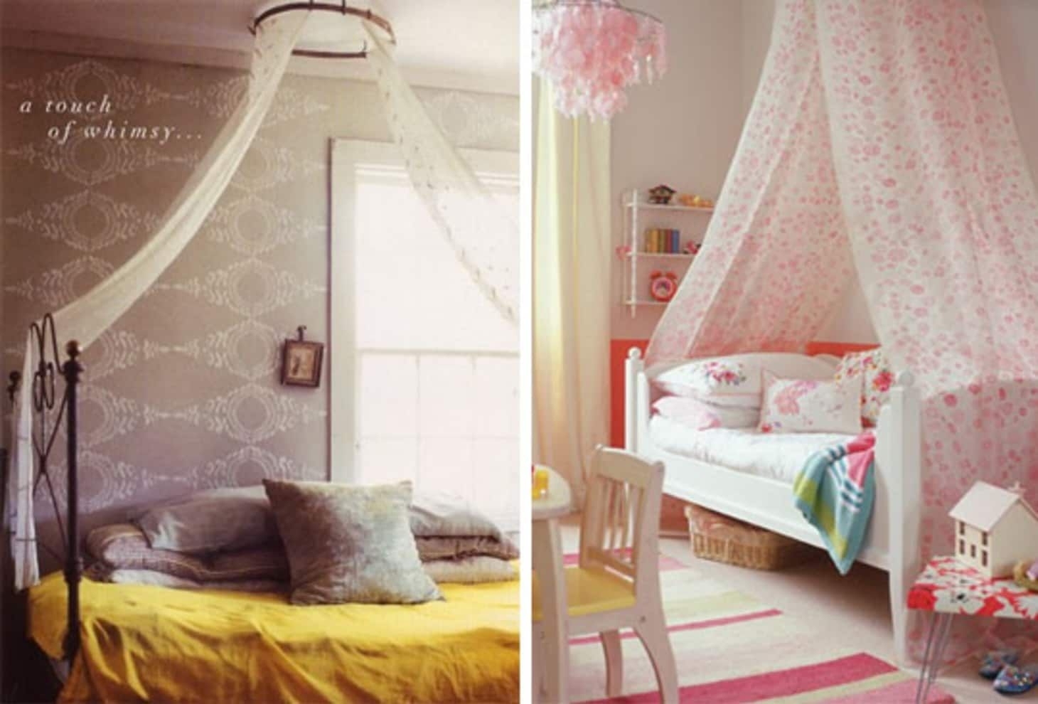 kids canopy over bed