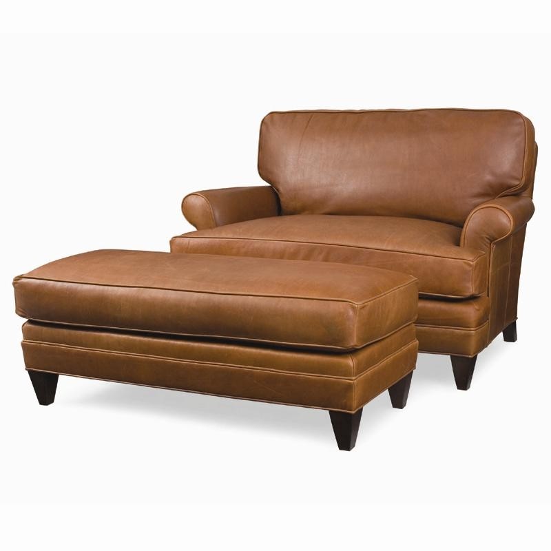 Leather Chair And A Half With Ottoman - Ideas on Foter