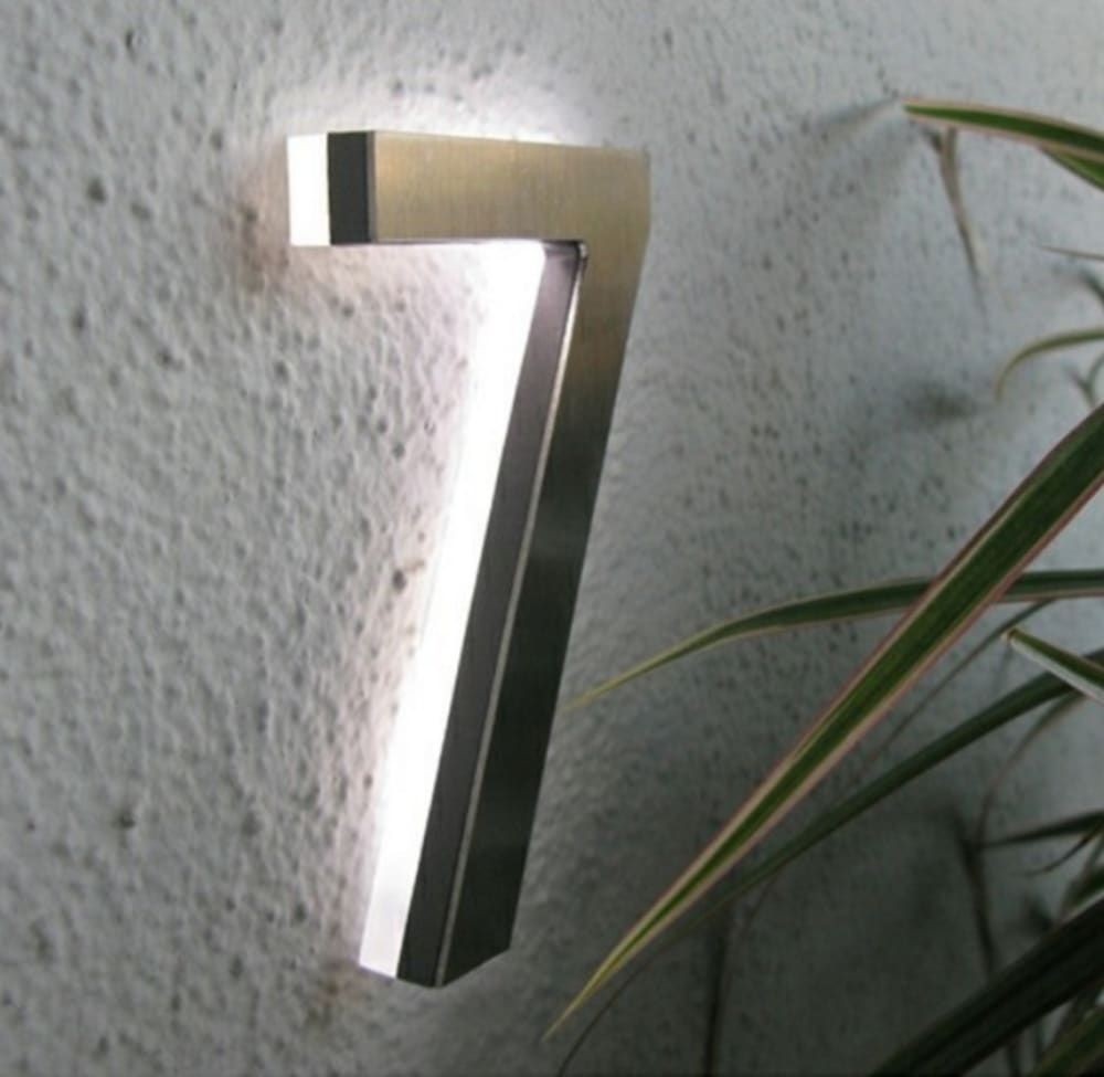 Solar house deals number light