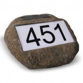 Lighted house number signs