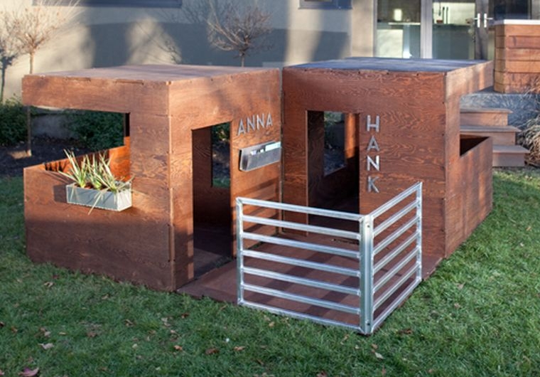 modern wooden playhouse