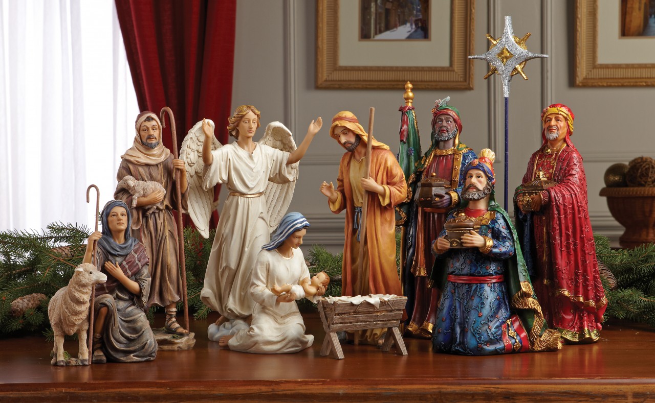 No 5 christmas nativity set full 14 inch real life
