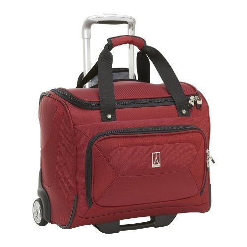 Rolling carry on wheeled tote maroon travelpro luggage wheels