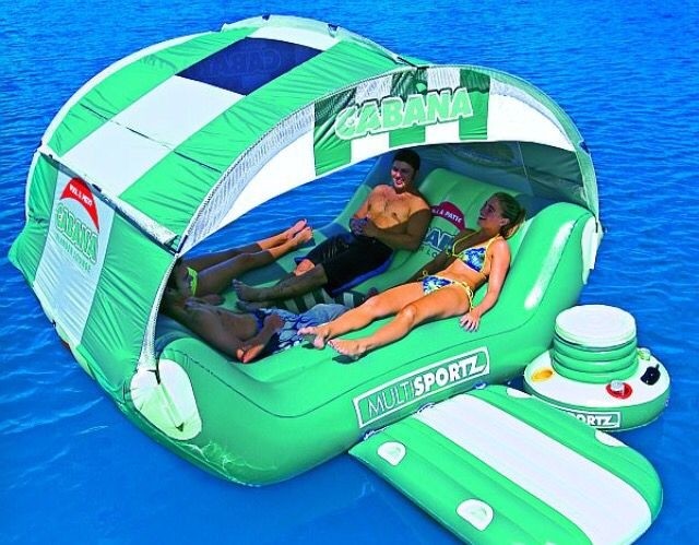 Sportsstuff cabana inflatable floating islander