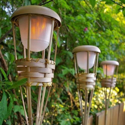 electric tiki torch lamps