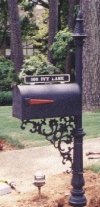 Iron Mailbox Post Ideas On Foter