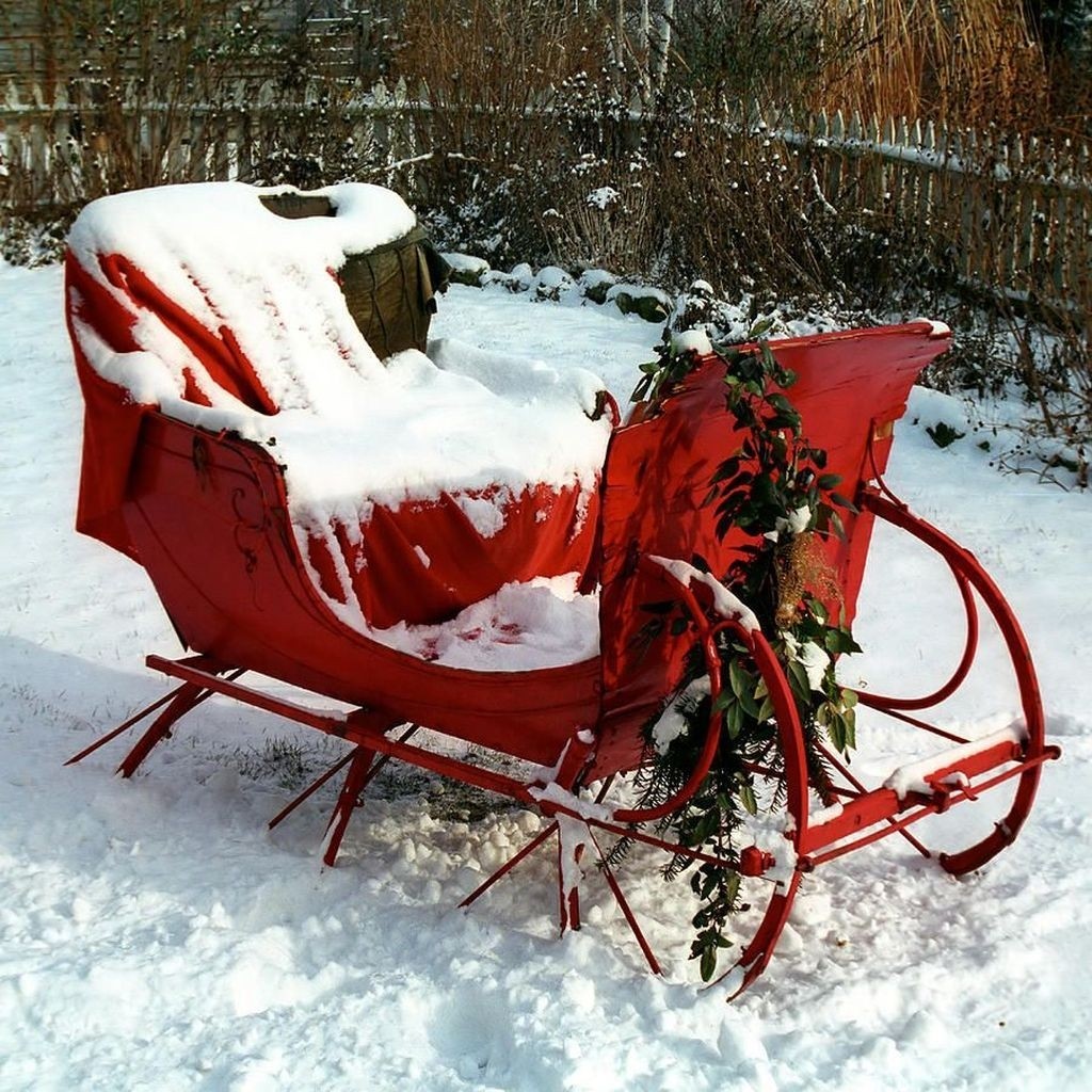 Christmas sleigh photograph