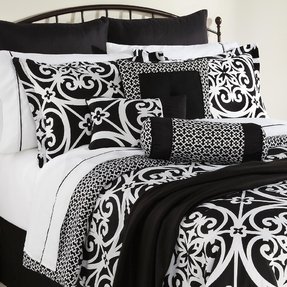 Blue And Black Damask Bedding Ideas On Foter