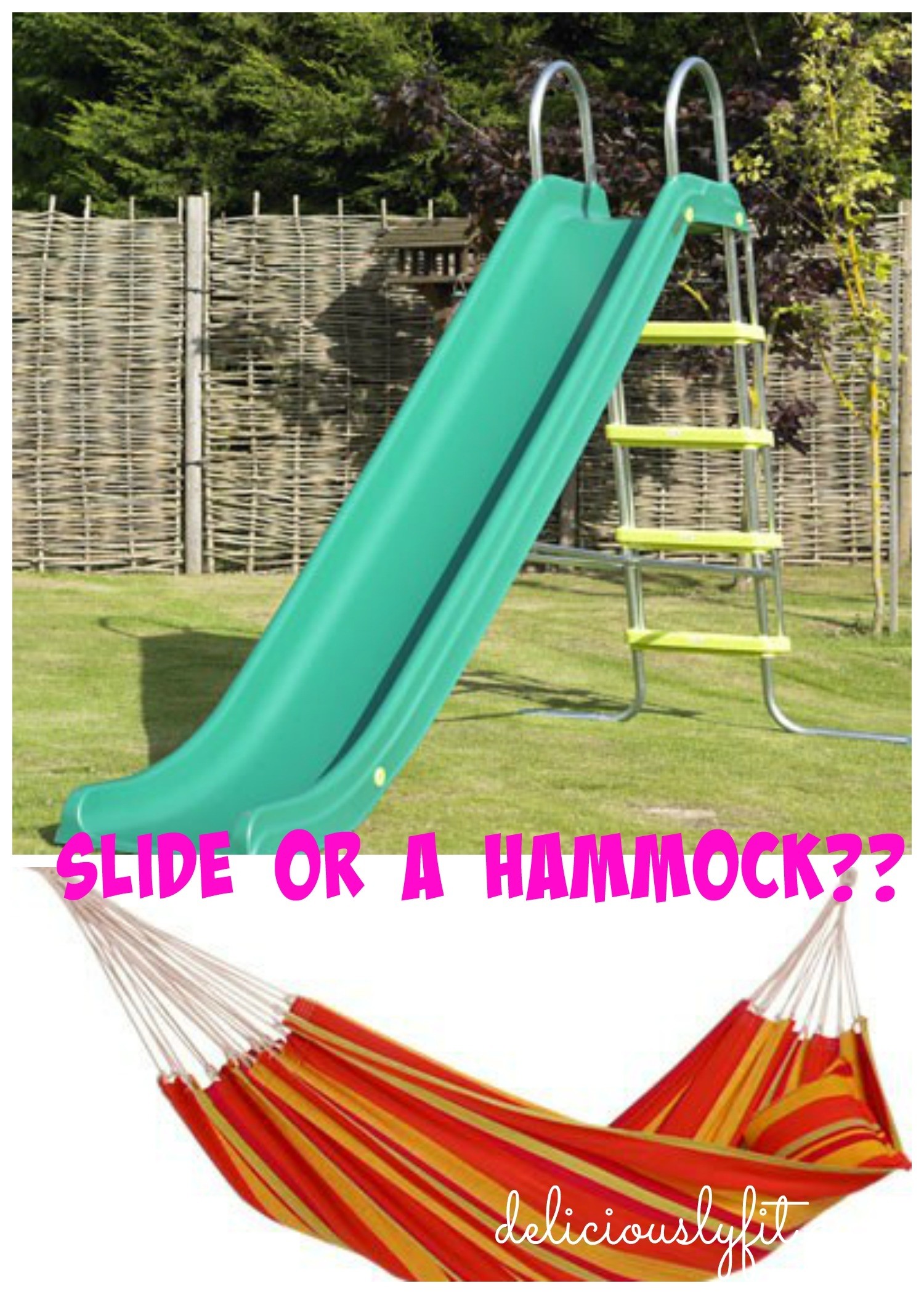 metal climbing frame with slide