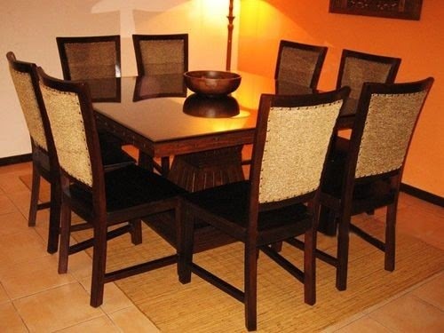 Rset 11 square dining table 8chairs