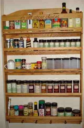 Large Wall Spice Rack - Foter