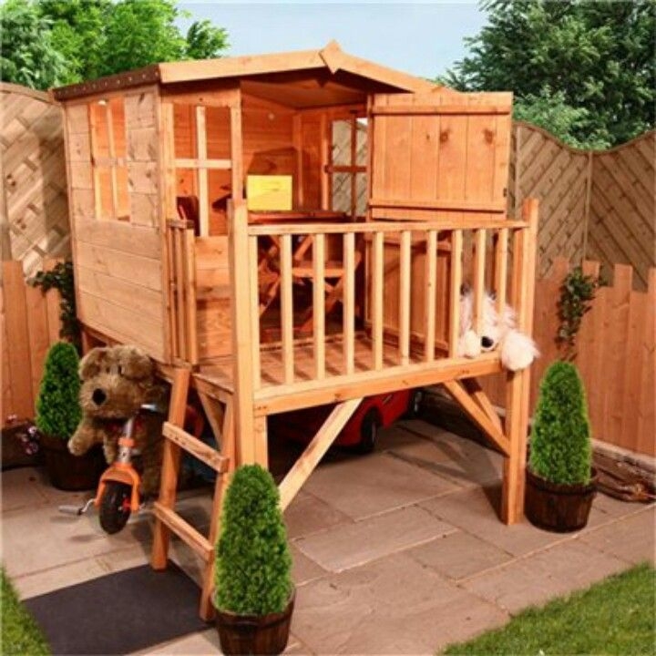 Wooden play houses