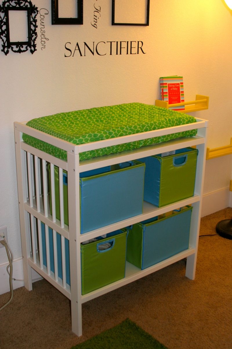 folding baby changing unit