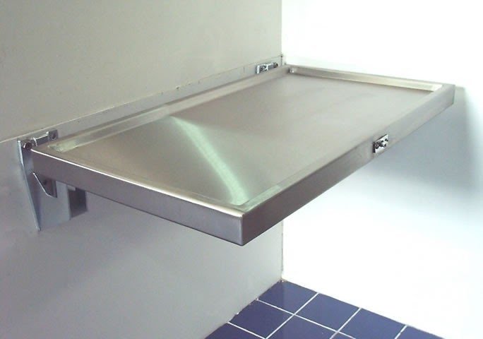 folding baby changing station