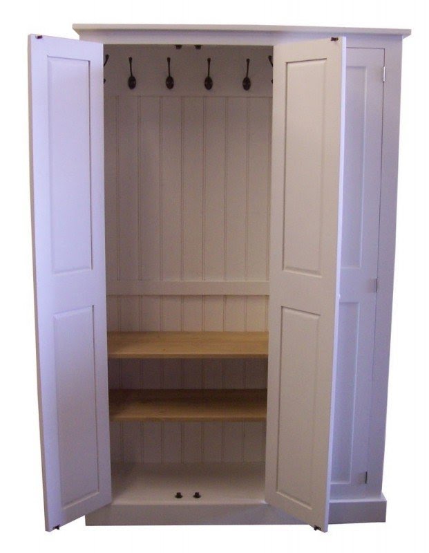 Home 3 door hall coat shoe storage cupboard 1