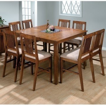 Jofran morgan counter height table with 6 chairs and 1