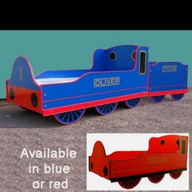 thomas the train bed with toy box attached