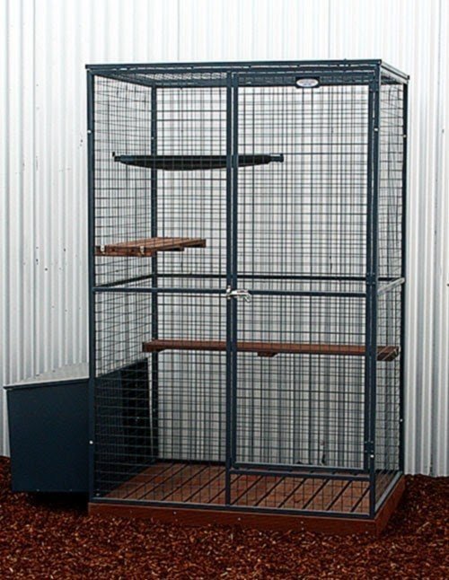 Portals for cat cages o back to back or side