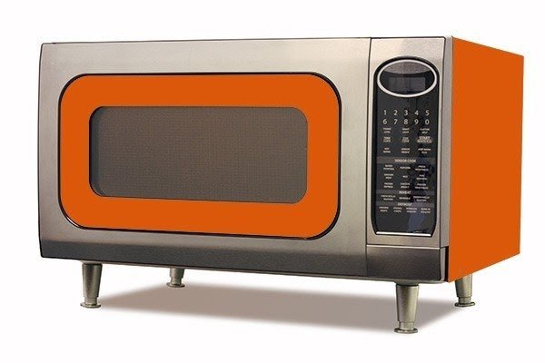 Retro esque microwave is warming our heart