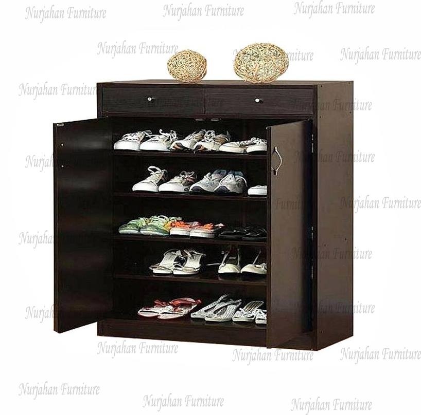 organizedlife foldable shoe cabinet shoe storage organizer box two layer with drawer