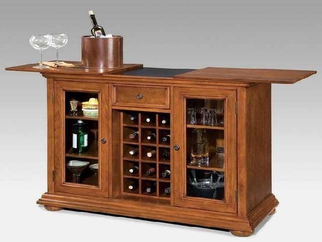 Liquor Cabinet with Lock - Foter