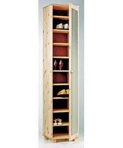 Tall narrow shoe cabinet