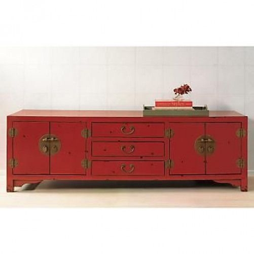 Asian inspired tv console