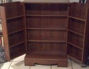 Dvd Storage Cabinets Wood Ideas On Foter