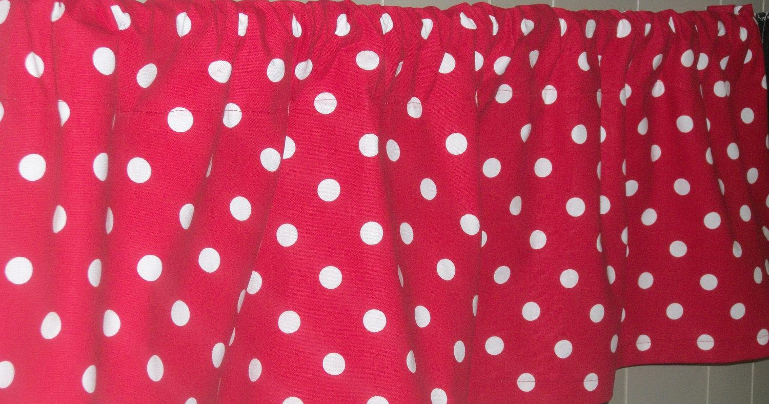 Black And White Polka Dot Valance - Foter