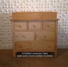 solid wood changing table