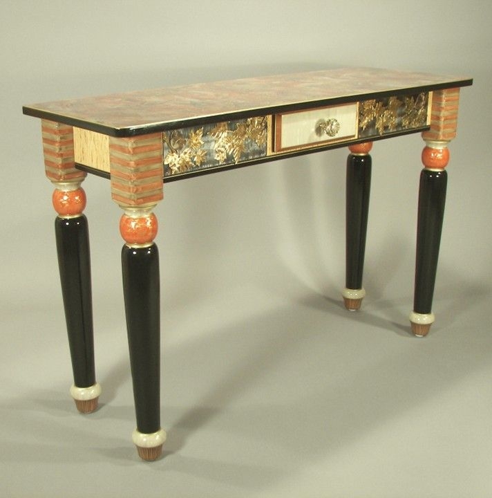 Hand painted console tables 2