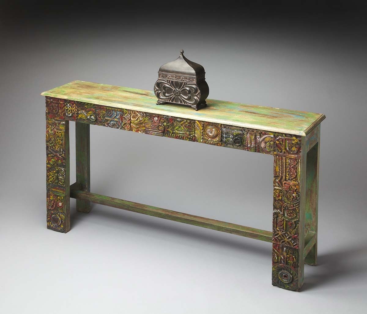 Hand painted console tables 3