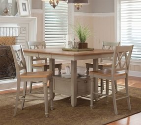 Light Wood Counter Height Dining Sets Photos