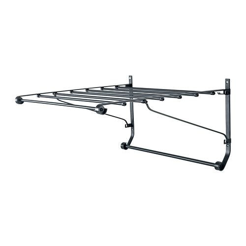 Portis drying rack wall ikea simple to fold down and