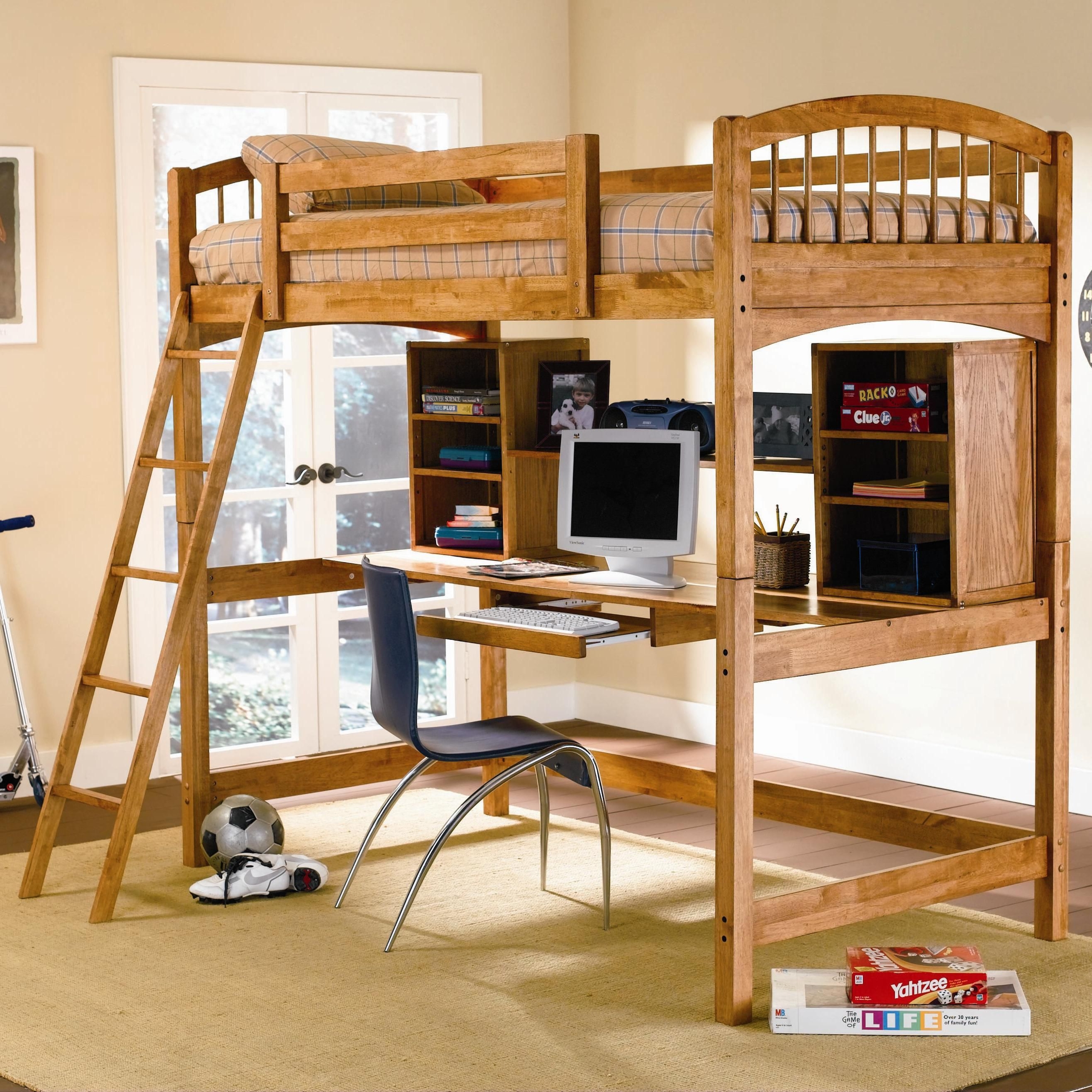 Student Loft Bed With Desk Ideas On Foter