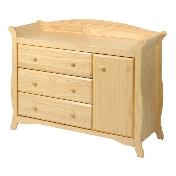 solid wood changing table dresser