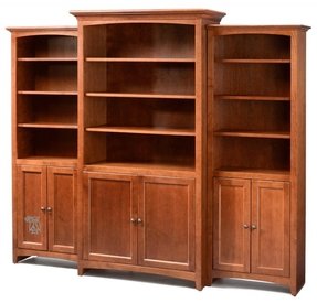 Cherry Bookcase With Doors Ideas On Foter