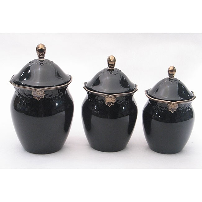 Black Kitchen Canisters - Foter