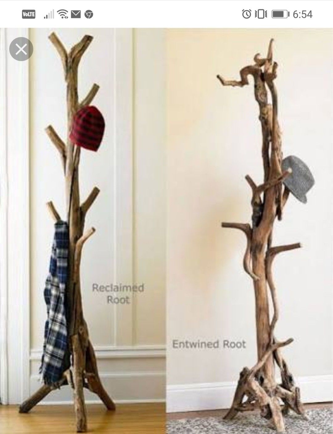 branch coat rack