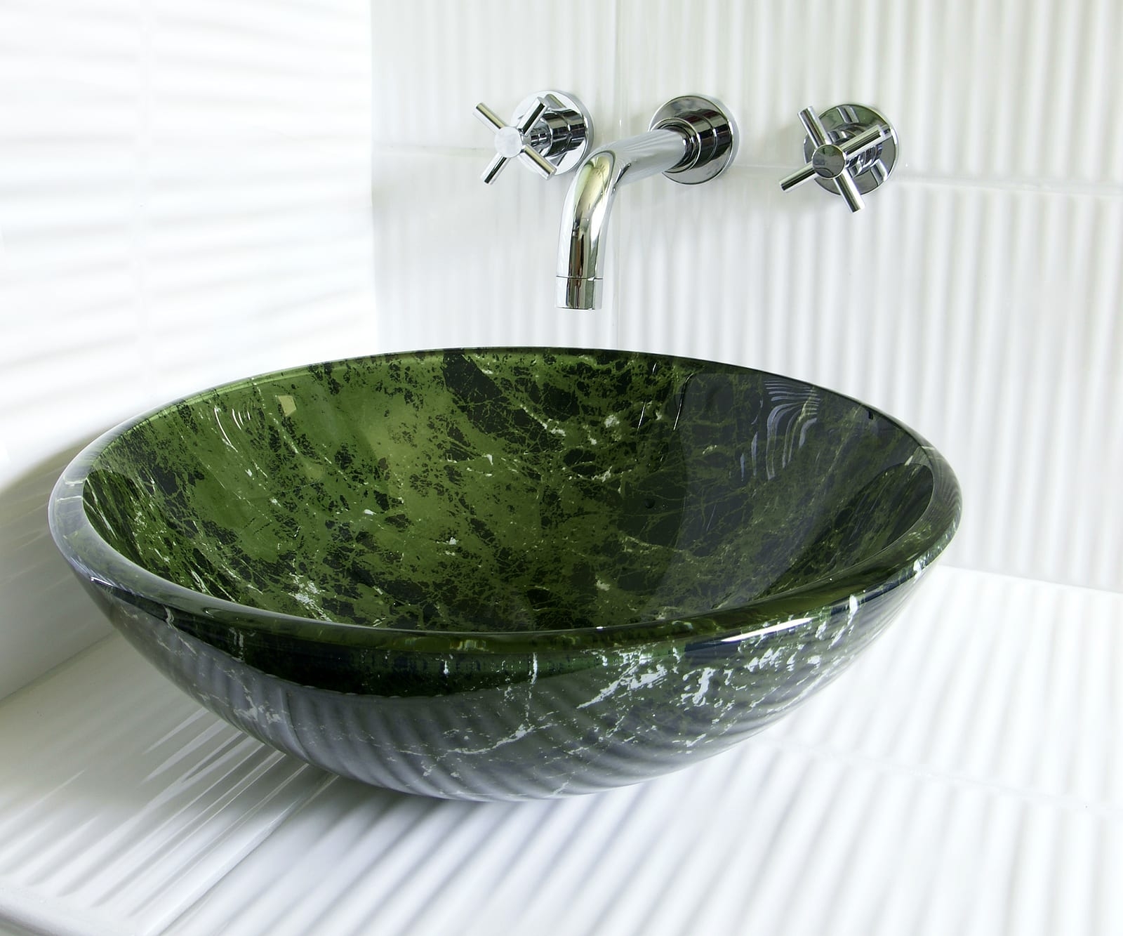 etsy vessel bathroom sinks green