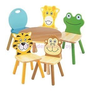 childrens animal table and chairs
