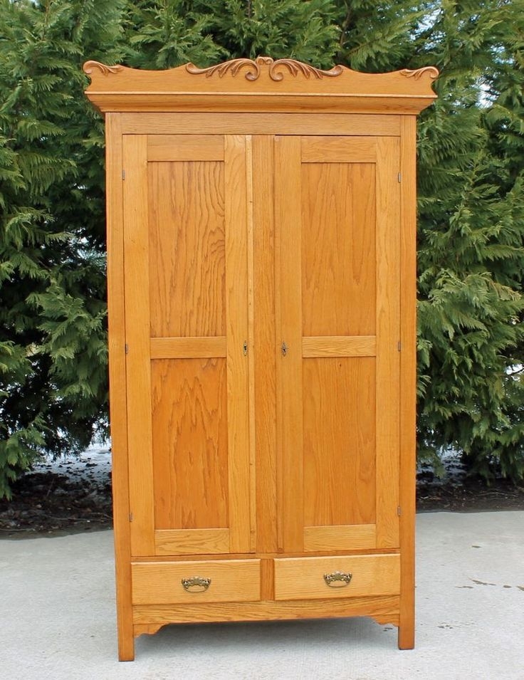 kids oak wardrobe