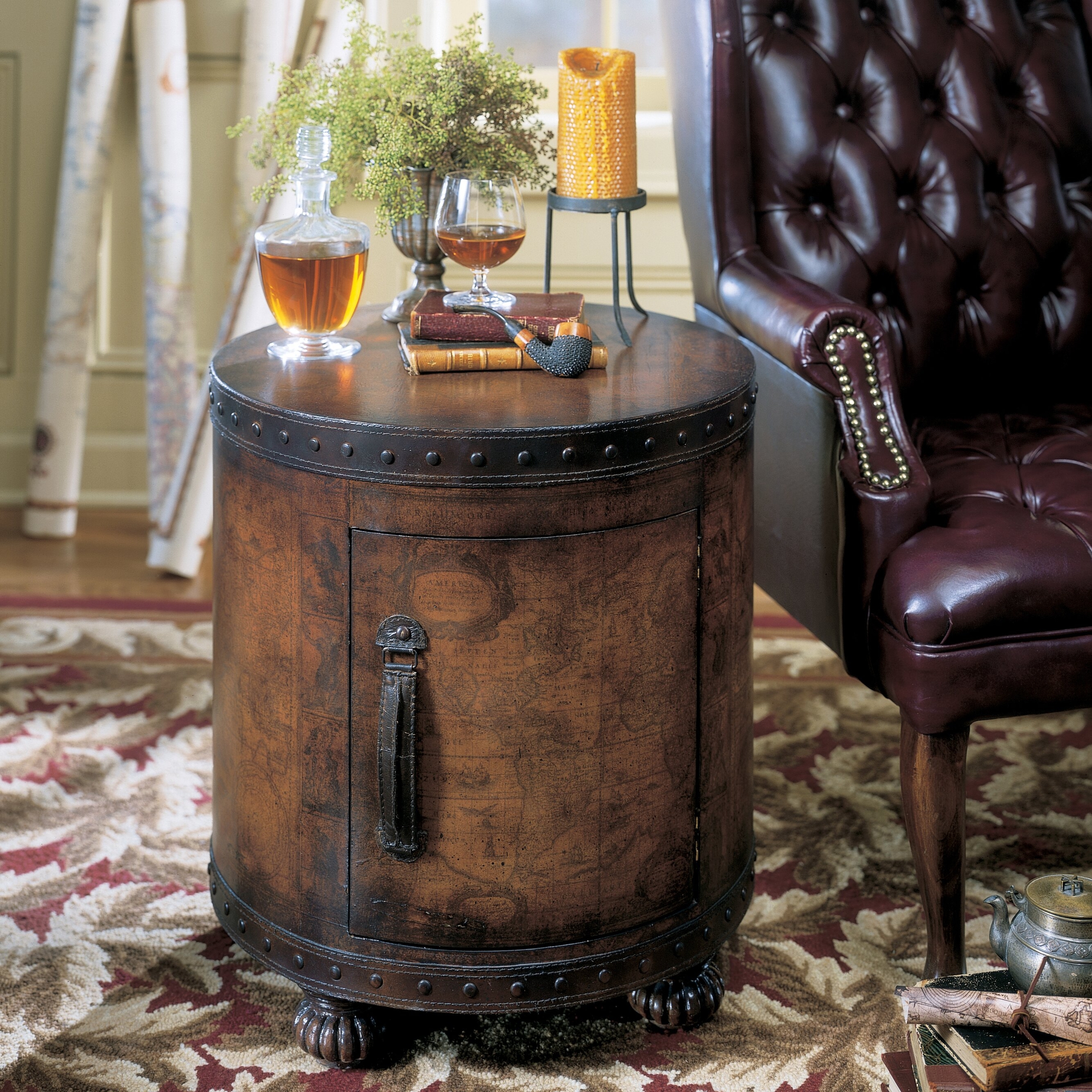 Leather End Tables - Foter