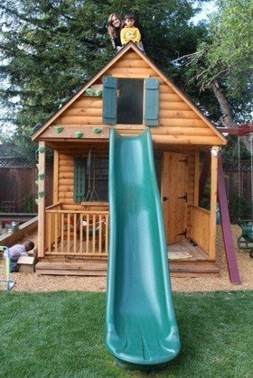 kids backyard playhouse