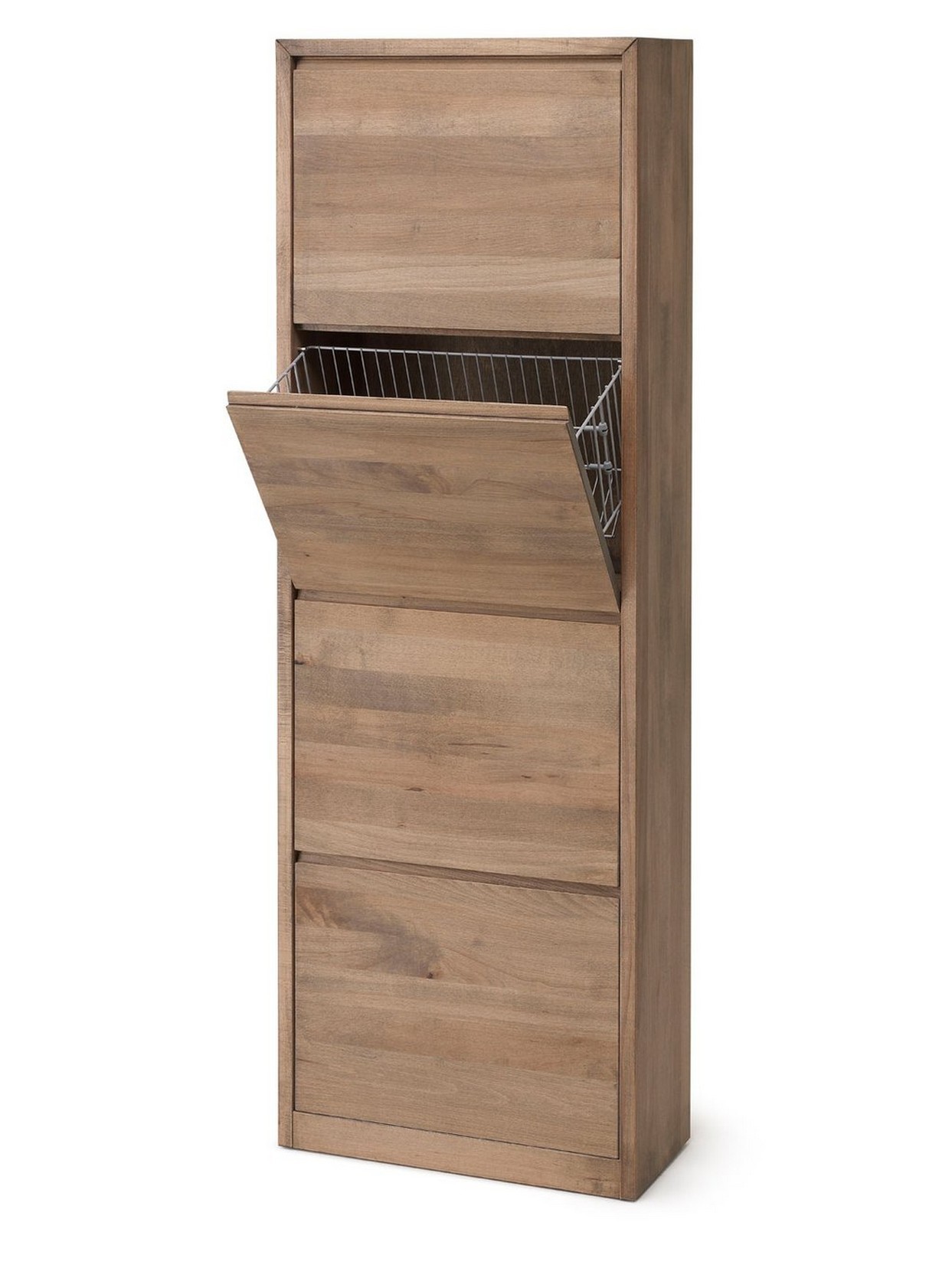 Open Compact Floor Standing Tall Shoe Rack - Foter