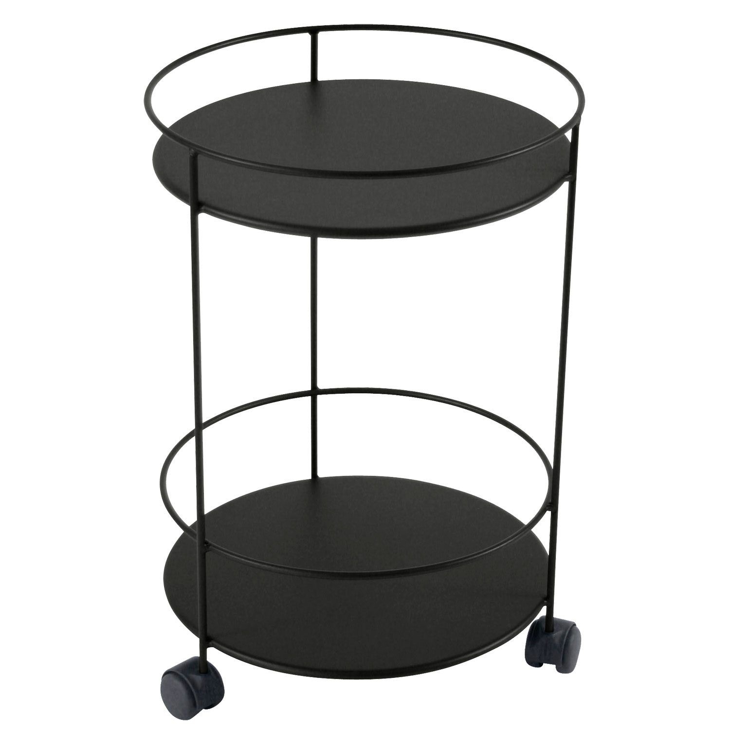 Buy small double top fermob side table with wheels online