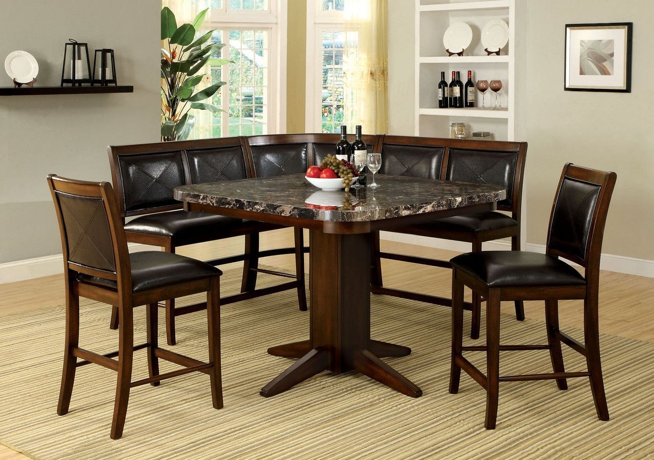 Dining chair and square granite tall dining table alluring dining